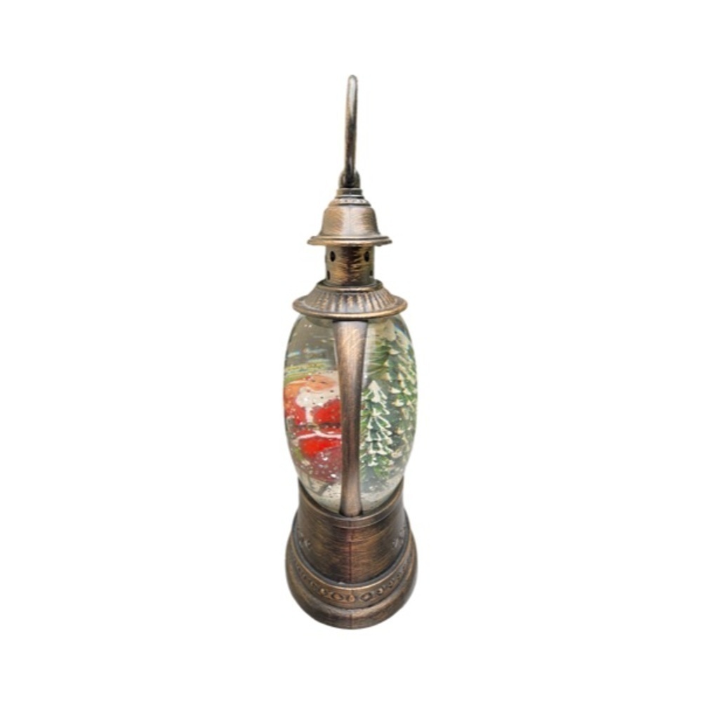 Melrose Santa Snow Globe Lantern - Picture 4 of 8